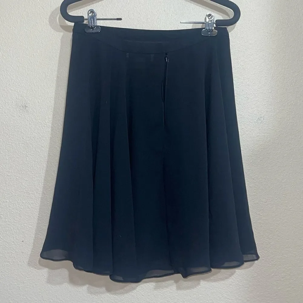 Adriana Papell evening essentials black skirt sz 10